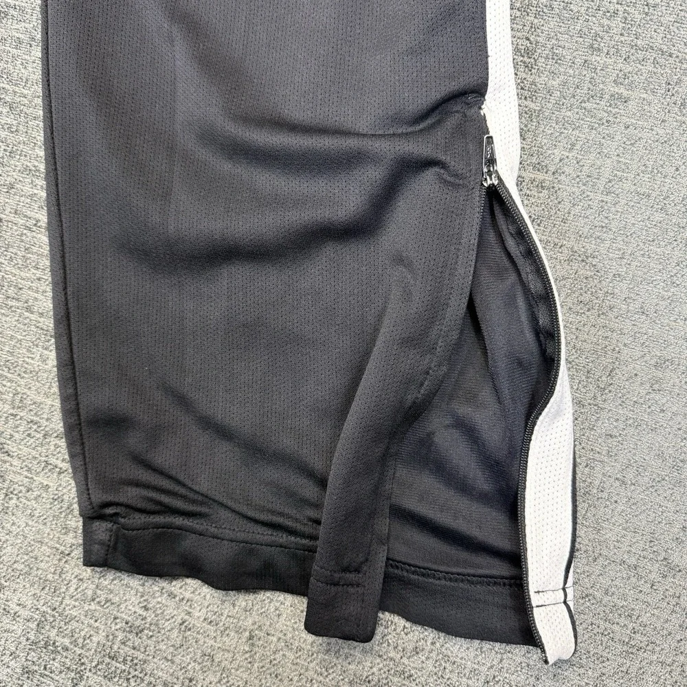 Vintage Nike Basketball Pants Mens Large‎ Black Ankle Zip Y2K Track Joggers